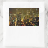 Sticker Rectangulaire Vue de la ville de Seattle (Sac)