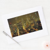 Sticker Rectangulaire Vue de la ville de Seattle (Enveloppe)