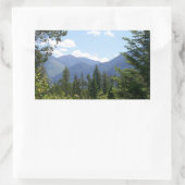 Sticker Rectangulaire Vue Pittoresque du paysage du Montana (Sac)