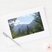 Sticker Rectangulaire Vue Pittoresque du paysage du Montana (Enveloppe)