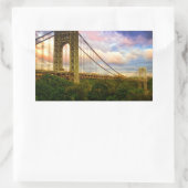 Sticker Rectangulaire Vue sud - ouest de Manhattan (Sac)