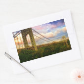 Sticker Rectangulaire Vue sud - ouest de Manhattan (Enveloppe)