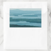 Sticker Rectangulaire Vue sur Winnipesaukee (Sac)