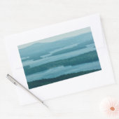 Sticker Rectangulaire Vue sur Winnipesaukee (Enveloppe)
