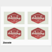 Sticker Rectangulaire Wakeboard Wakeboard (Feuille)