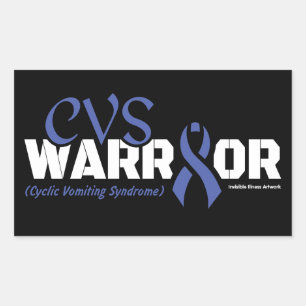 STICKER RECTANGULAIRE WARRIOR...CVS