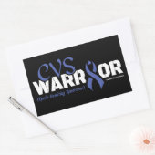 STICKER RECTANGULAIRE WARRIOR...CVS (Enveloppe)