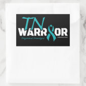 STICKER RECTANGULAIRE WARRIOR...TN (Sac)