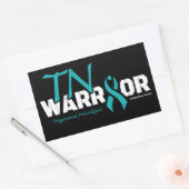 STICKER RECTANGULAIRE WARRIOR...TN (Enveloppe)