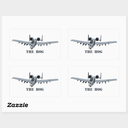 Sticker Rectangulaire Warthog (Feuille)