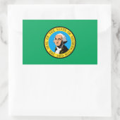 Sticker Rectangulaire Washington (Sac)