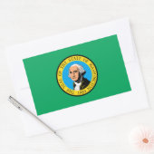 Sticker Rectangulaire Washington (Enveloppe)