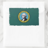 Sticker Rectangulaire Washington (Sac)