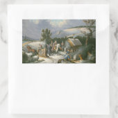 Sticker Rectangulaire Washington À Valley Forge (Sac)