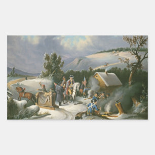 Sticker Rectangulaire Washington À Valley Forge