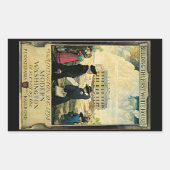 Sticker Rectangulaire Washington moderne (Devant)