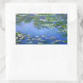 Sticker Rectangulaire Water Lilies by Claude Monet (Sac)