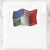 Sticker Rectangulaire Waving Flag (Sac)