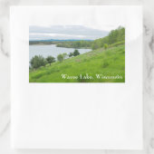 Sticker Rectangulaire Wazee Lake Pittoresque Vue (Sac)