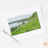 Sticker Rectangulaire Wazee Lake Pittoresque Vue (Enveloppe)