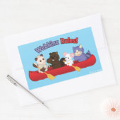 Sticker Rectangulaire Webkinz | Webkinz Règles du voyage en canoë (Enveloppe)