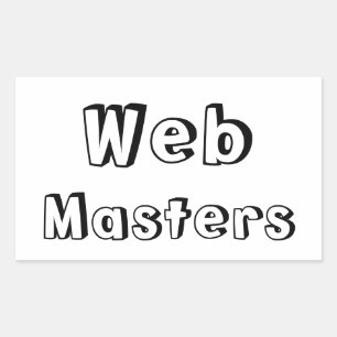 Sticker Rectangulaire WebMasters Adesivo