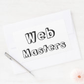 Sticker Rectangulaire WebMasters Adesivo (Enveloppe)