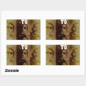 Sticker Rectangulaire Welcome (Feuille)