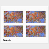 Sticker Rectangulaire West Mt. Autumn Hot Springs National Park Cadfts (Feuille)