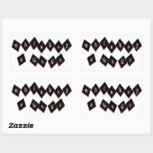 Sticker Rectangulaire Whisky A (Feuille)