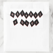 Sticker Rectangulaire Whisky A (Sac)