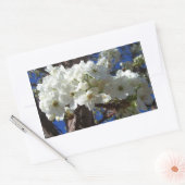 Sticker Rectangulaire White Blossoms II (Enveloppe)