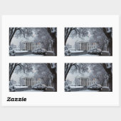 Sticker Rectangulaire White House (Feuille)