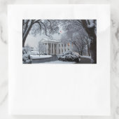 Sticker Rectangulaire White House (Sac)