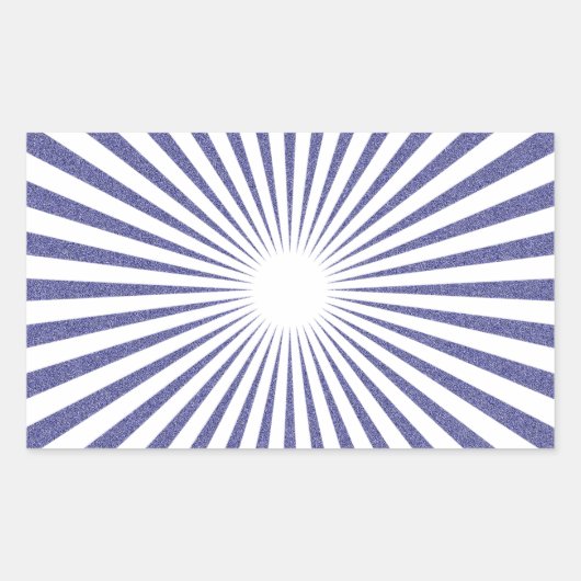 Sticker Rectangulaire White Target - (Devant)