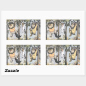 Sticker Rectangulaire Wild Things and Max Swinging From Trees (Feuille)