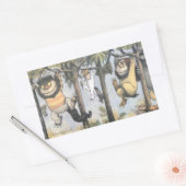 Sticker Rectangulaire Wild Things and Max Swinging From Trees (Enveloppe)