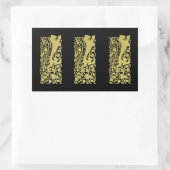 Sticker Rectangulaire Will Bradley Heraldic Lion (Sac)