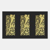 Sticker Rectangulaire Will Bradley Heraldic Lion (Devant)