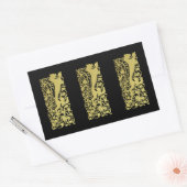 Sticker Rectangulaire Will Bradley Heraldic Lion (Enveloppe)