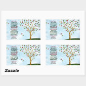 Sticker Rectangulaire William Gladstone Citation Inspirationnelle "Bonhe (Feuille)