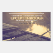 Sticker Rectangulaire William Gladstone Citation Inspirationnelle "Erreu (Devant)