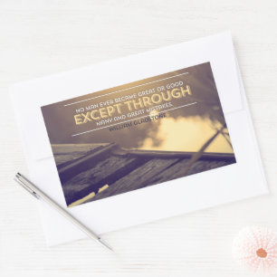 Sticker Rectangulaire William Gladstone Citation Inspirationnelle "Erreu