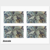 Sticker Rectangulaire William Morris Acanthus Feuilles (Feuille)