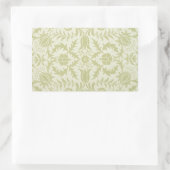 Sticker Rectangulaire William Morris Borage Mariage Vert Doux (Sac)