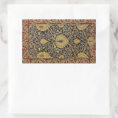 Sticker Rectangulaire William Morris Classique Tapis Art Design d'impres (Sac)