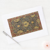 Sticker Rectangulaire William Morris Classique Tapis Art Design d'impres (Enveloppe)