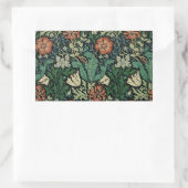 Sticker Rectangulaire William Morris Compton Floral Art (Sac)