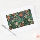 Sticker Rectangulaire William Morris Compton Floral Art (Enveloppe)