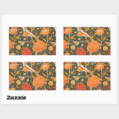 Sticker Rectangulaire William Morris Cray Fond d'écran Motif (Feuille)